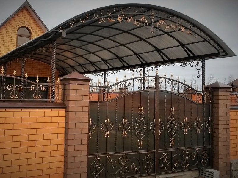Фото арочного навеса 2
